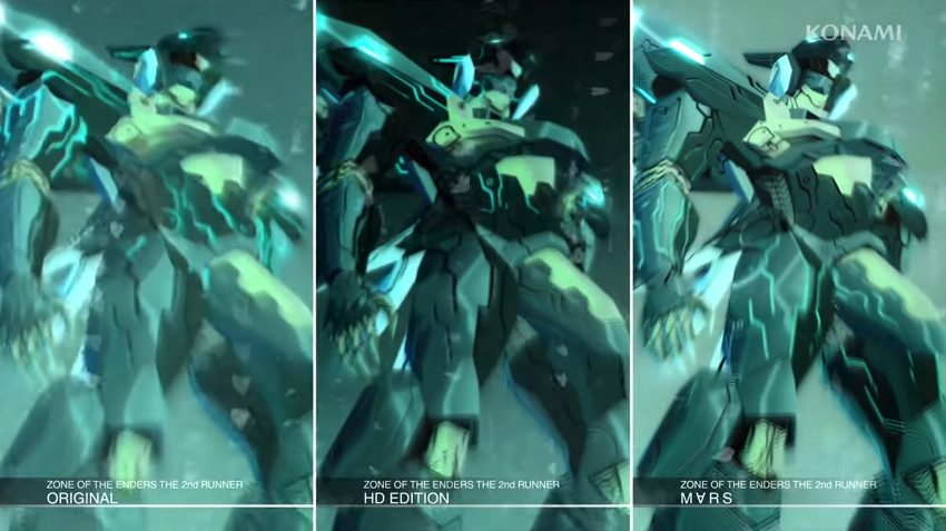 Diferença Zone of the Enders remaster