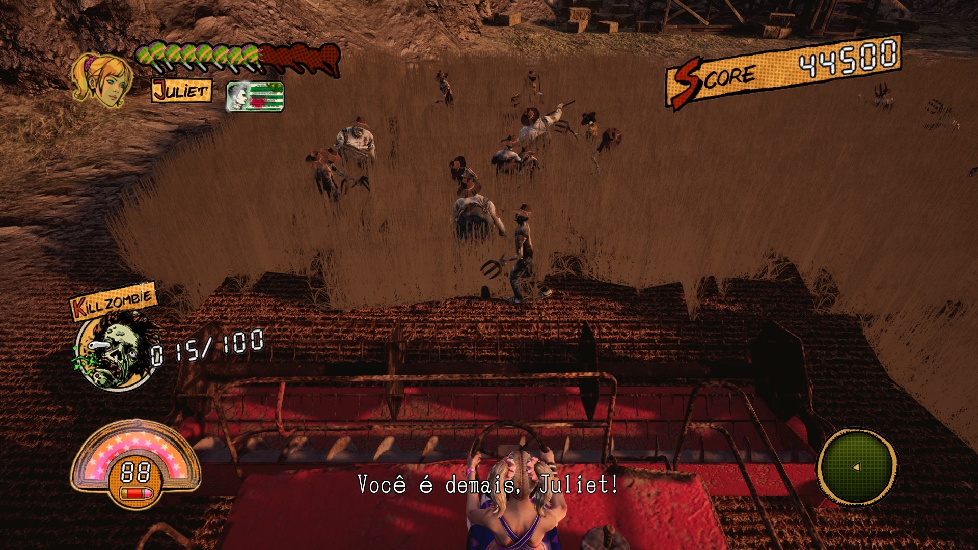 Lollipop Chainsaw RePOP - Minigame fazenda