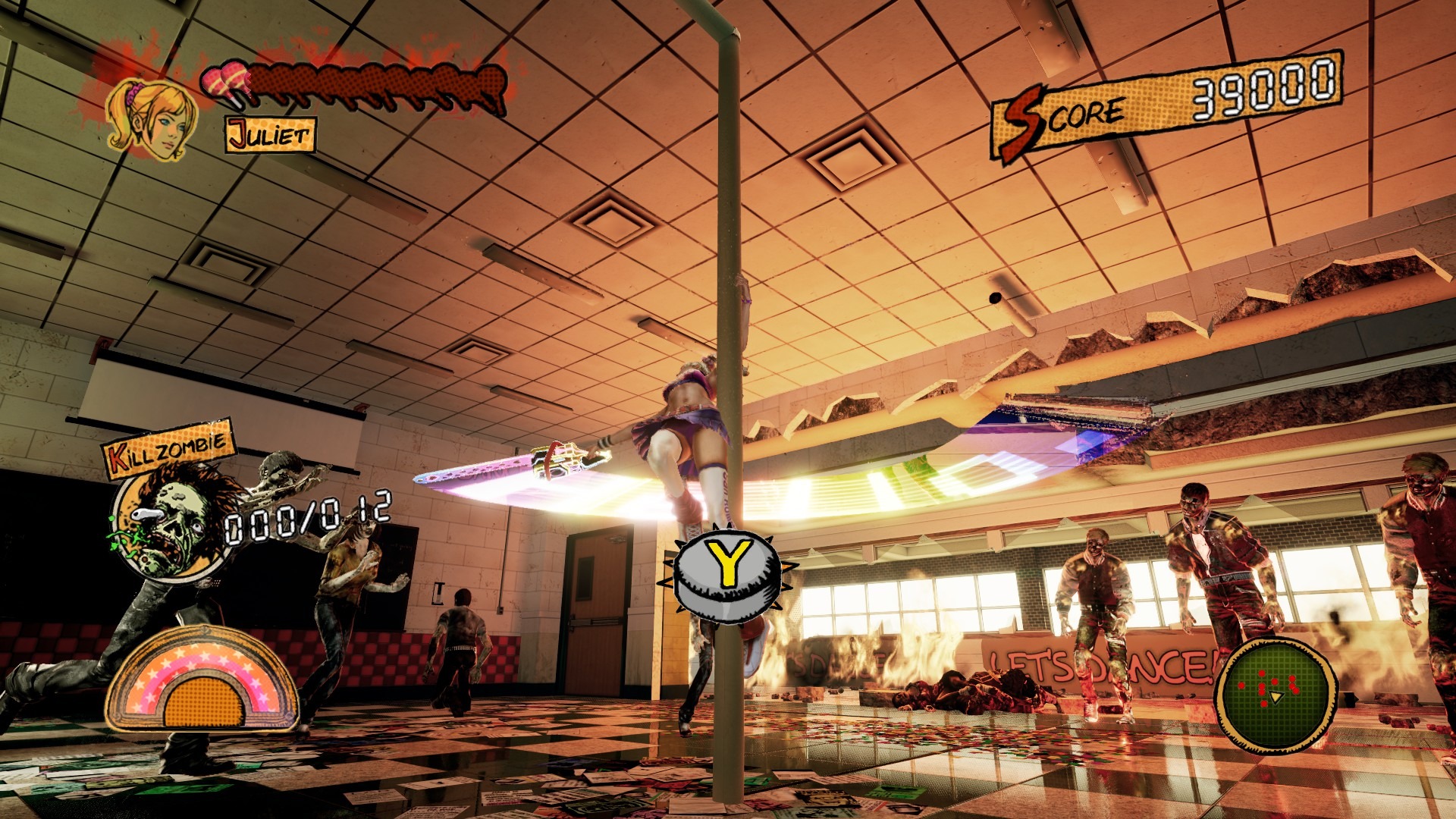 Lollipop Chainsaw RePOP - Pole dance