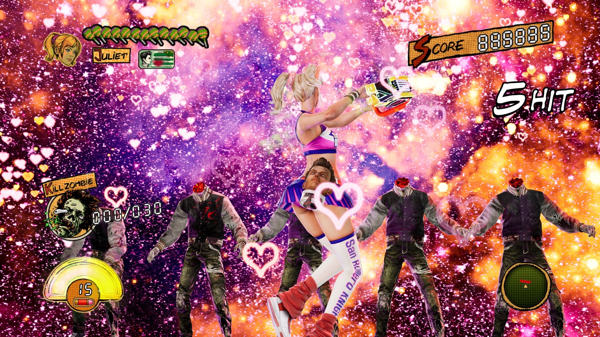 Lollipop Chainsaw RePOP - finalizador combate