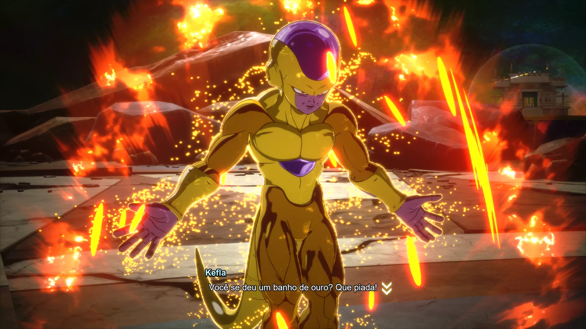 DRAGON BALL Sparking! ZERO - Freeza Dourado piada