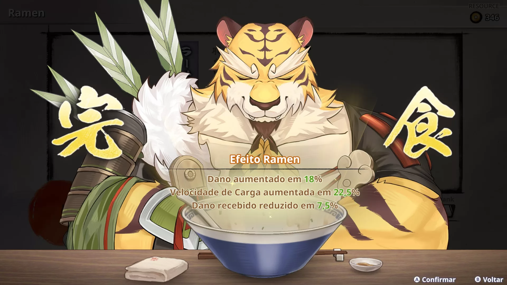 Yasha Legends of the Demon Blade - Taketora comendo Ramen