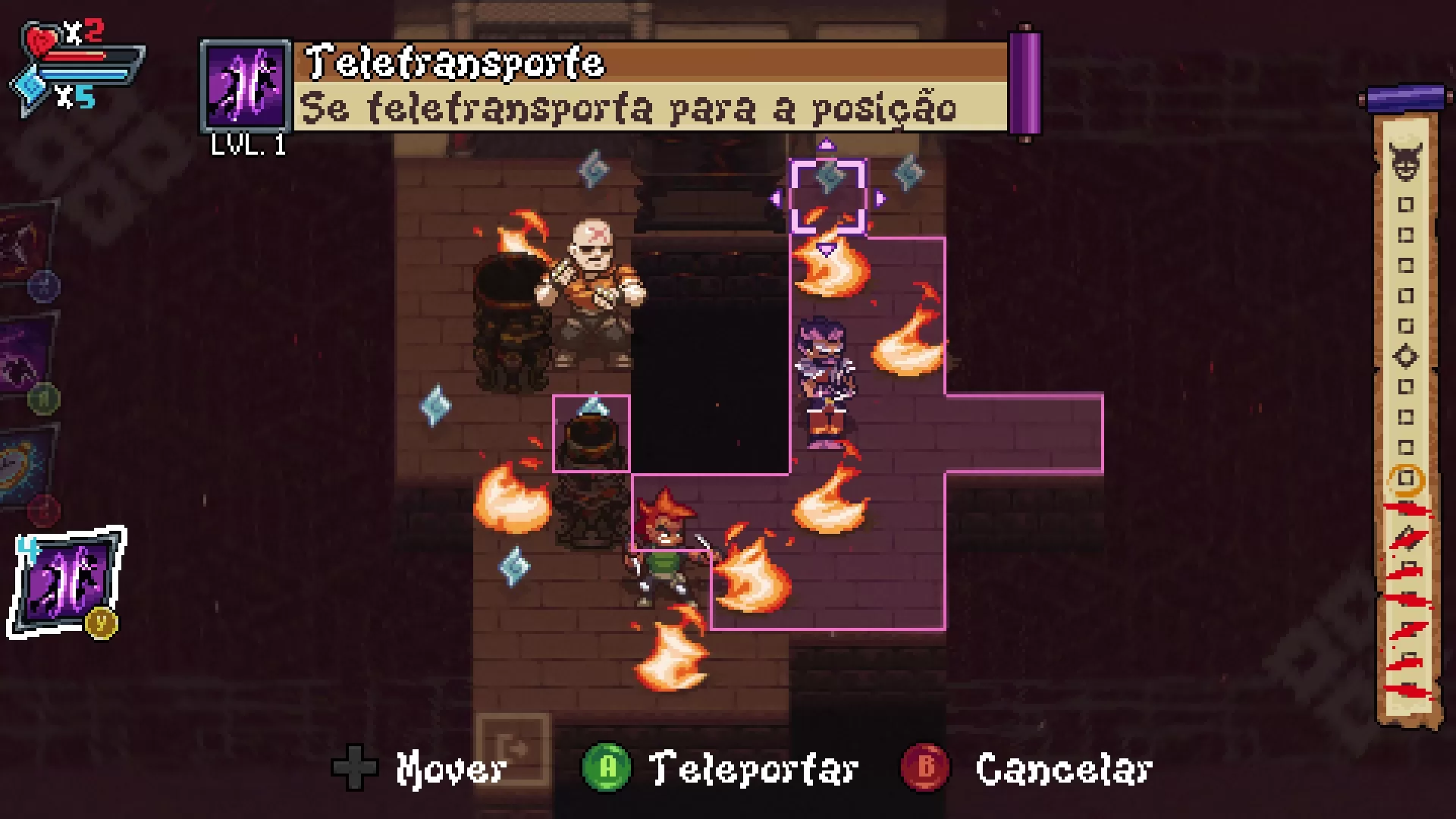 Arashi Gaiden - Teletransporte