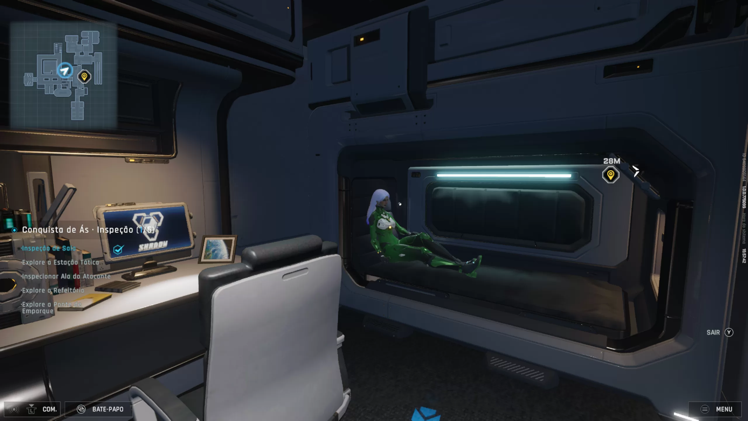Mecha BREAK - Deitada no quarto
