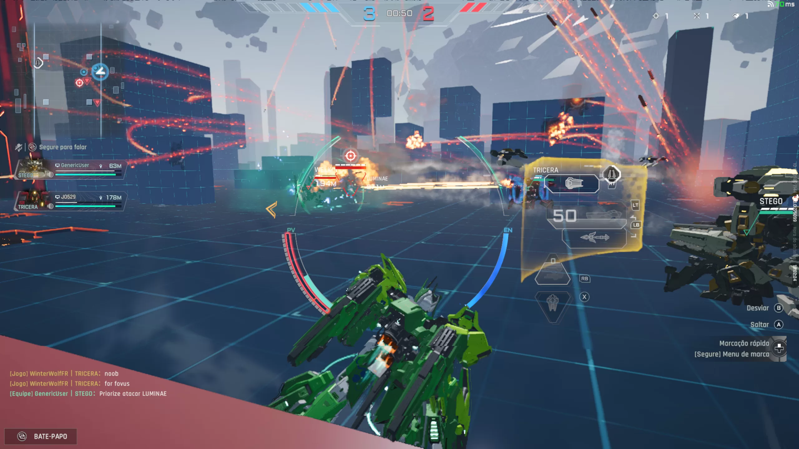 Mecha BREAK - Partida online