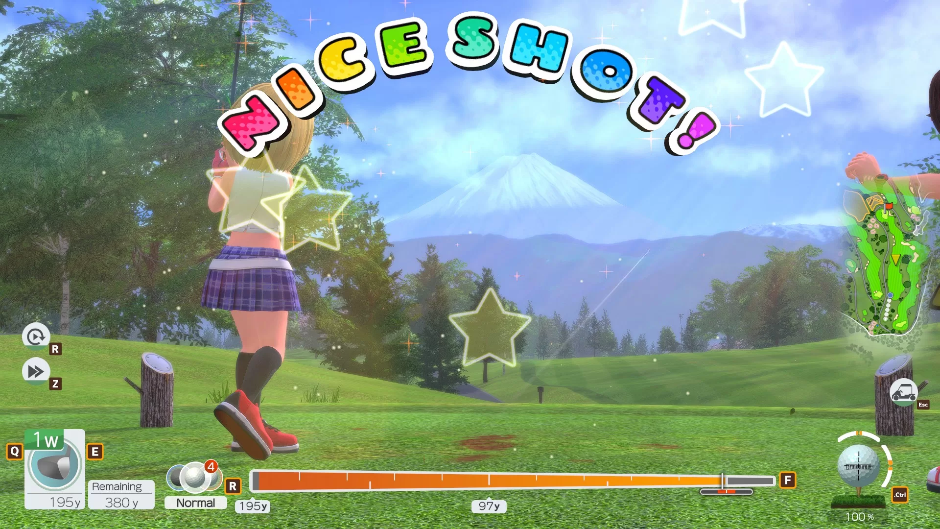 Everybody's Golf Hot Shots - Nice Shot