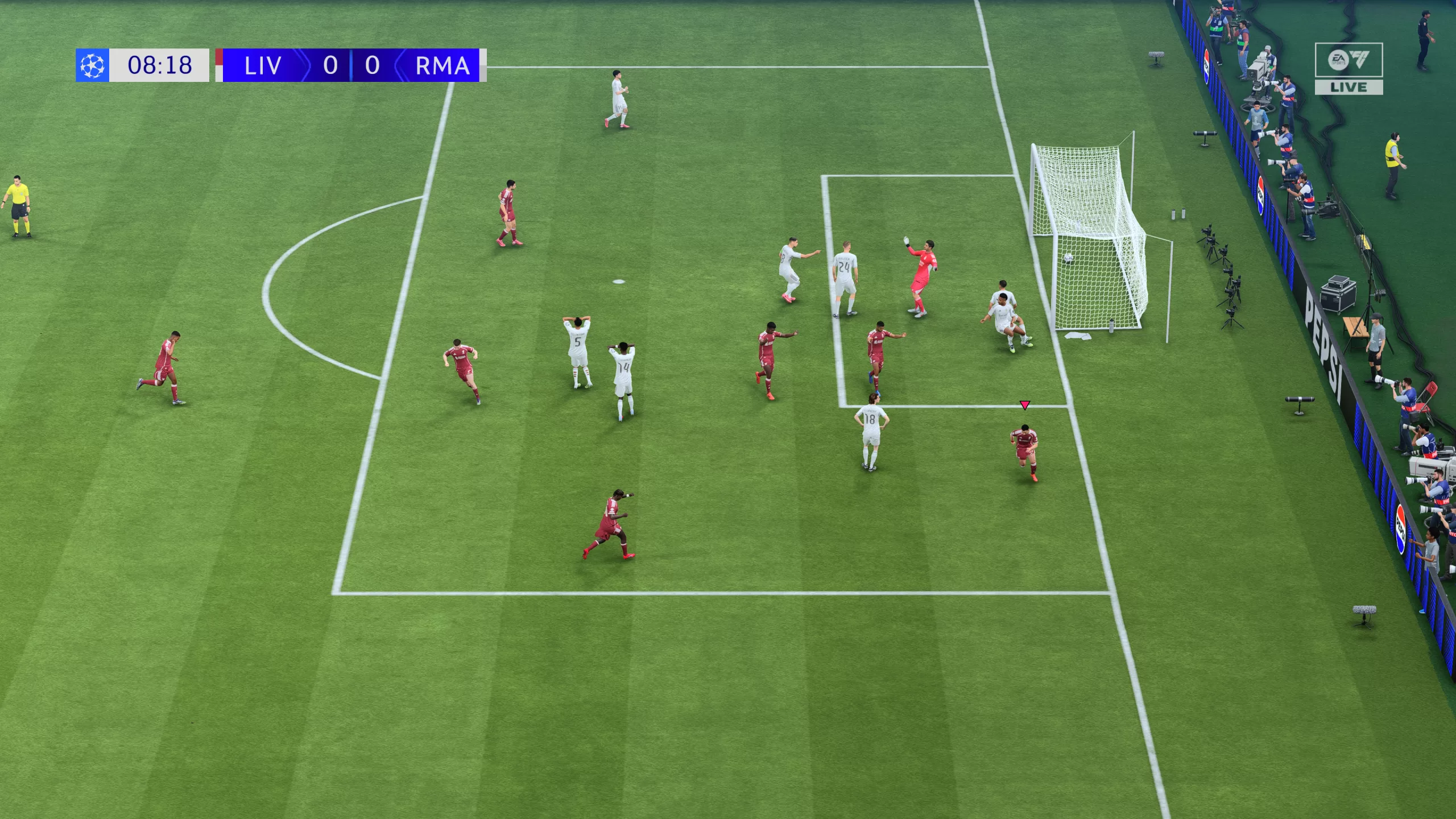 EA SPORTS FC 26 - Momento do gol Liverpool contra Real Madrid