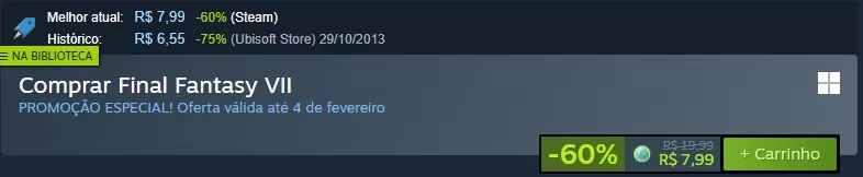 Final Fantasy VII - Promoção