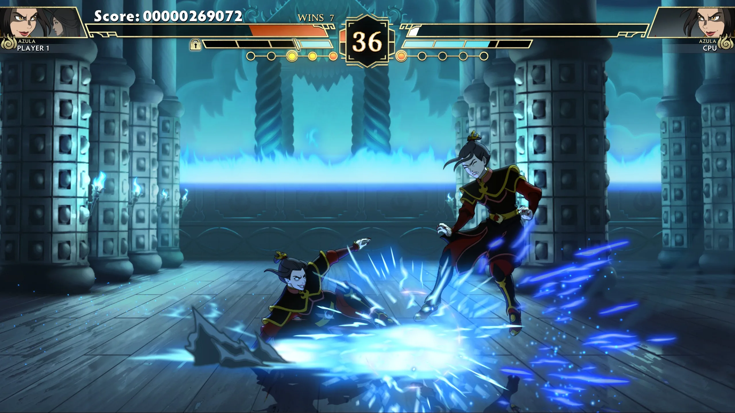 Avatar Legends The Fighting - Rasteira Azula