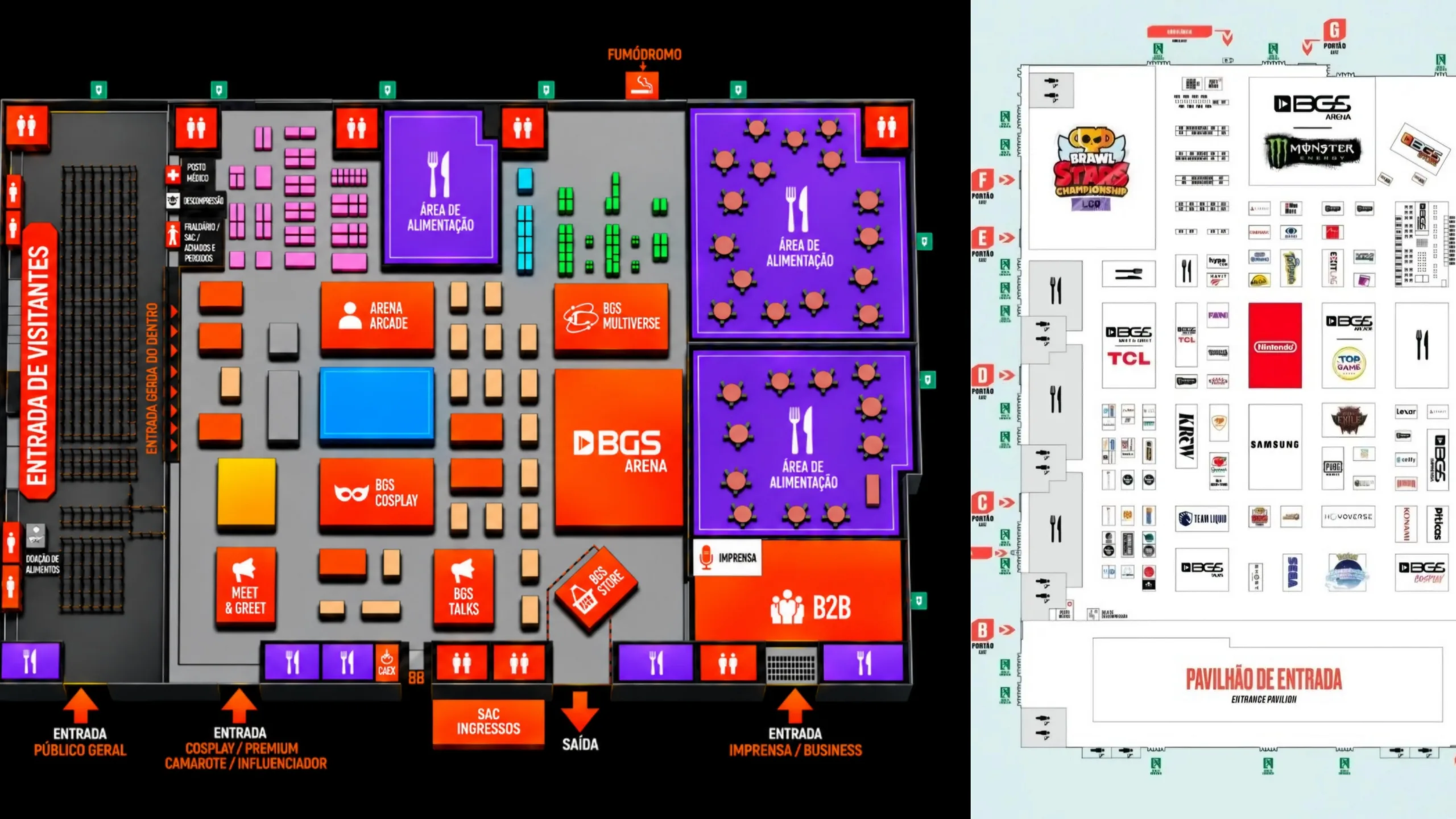 Mapa BGS 2026 x Mapa BGS 2025